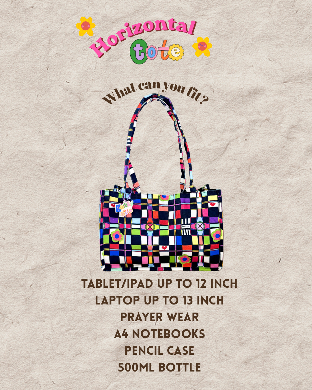 Horizontal Totebag
