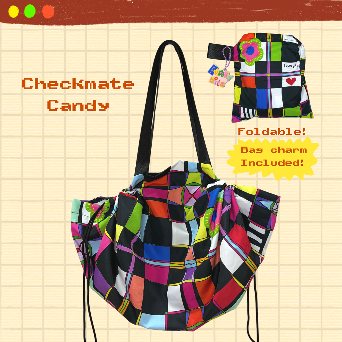 Medium Drawstring Totebag