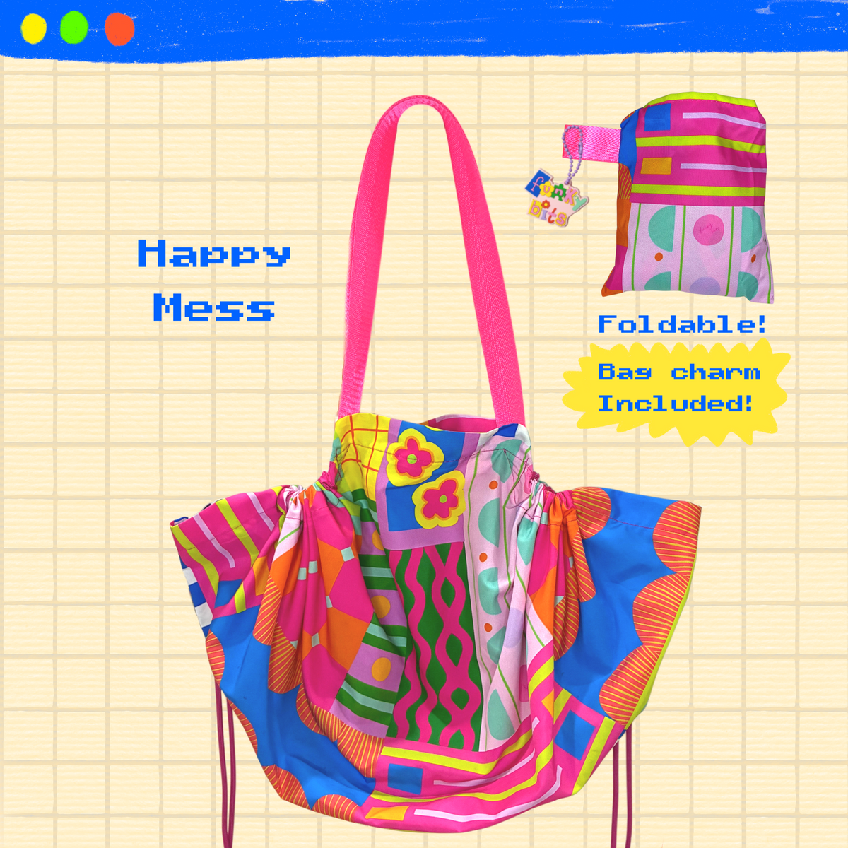 Medium Drawstring Totebag