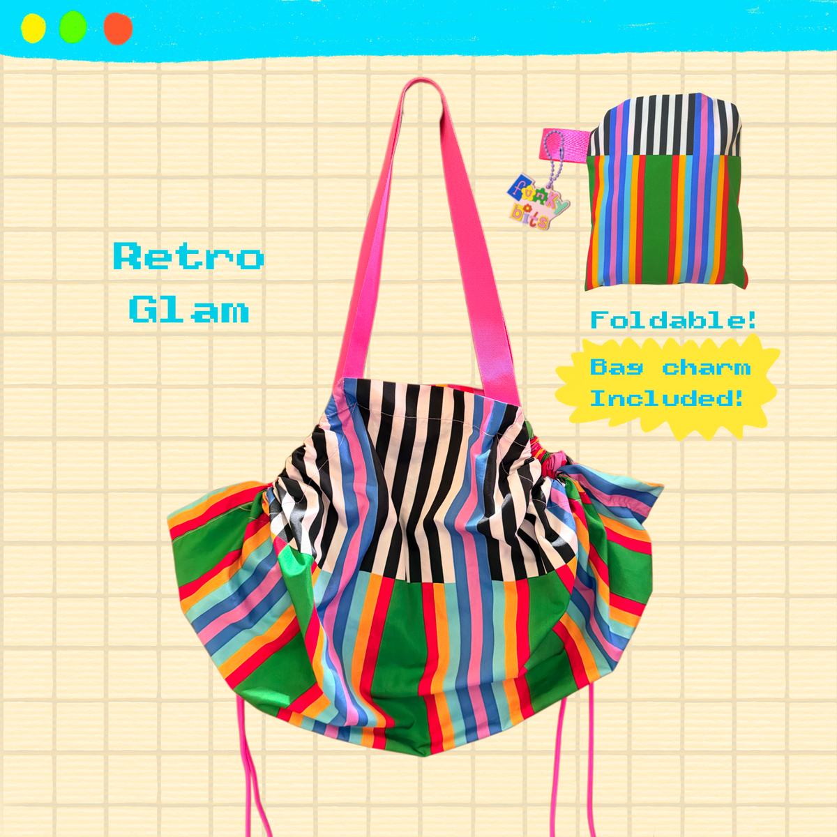 Medium Drawstring Totebag