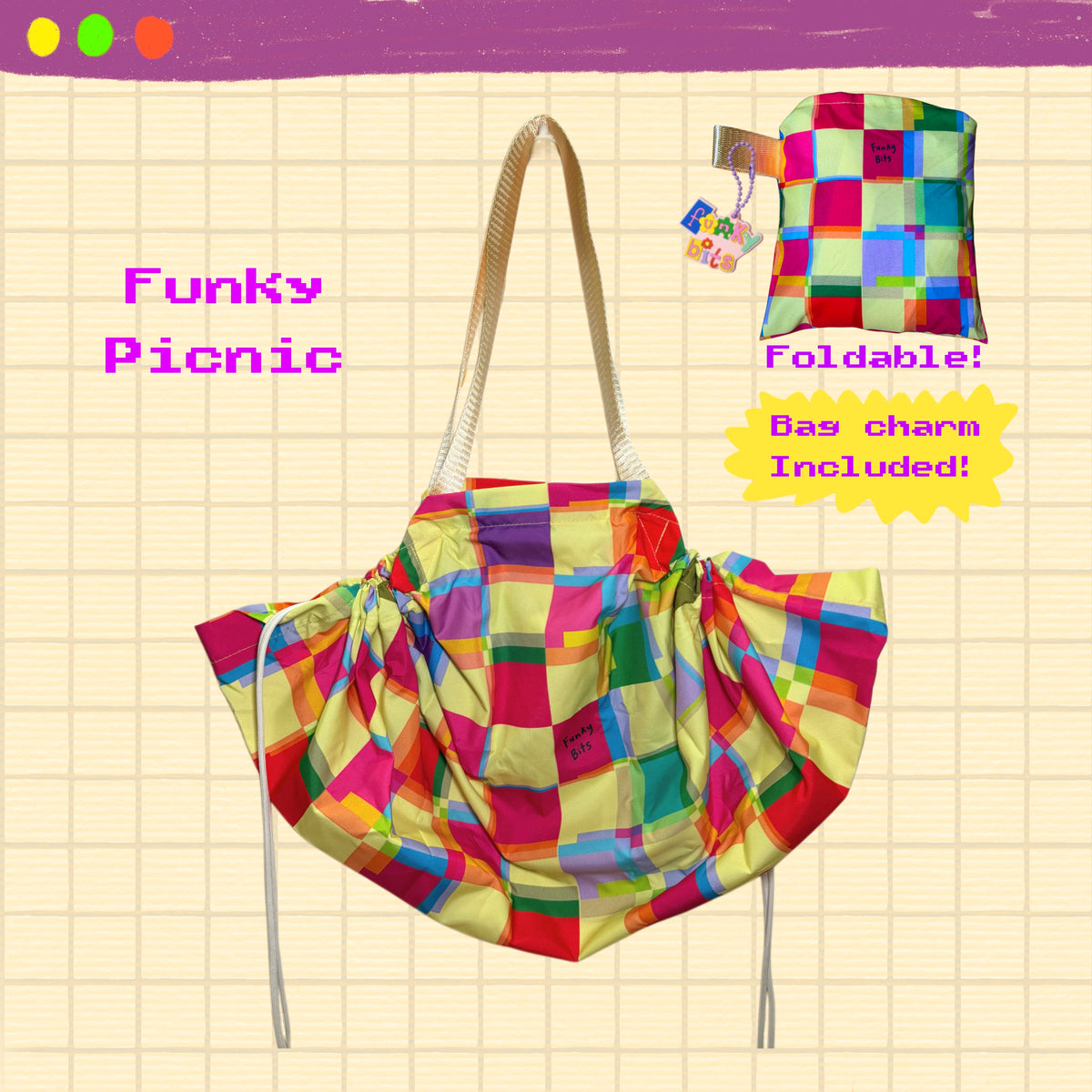 Medium Drawstring Totebag